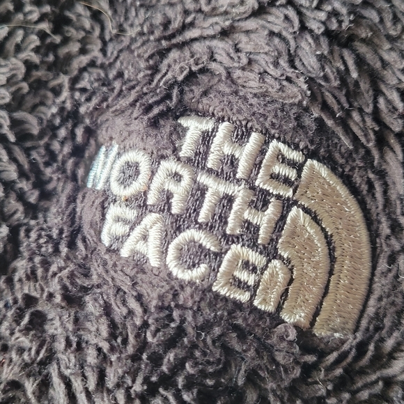 The North Face Women's Osito Fleece Jacket Large Full Zip Black Pockets Fuzzy - Picture 9 of 10